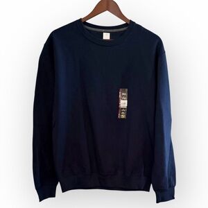 NEW Athletic Works Moisture Wicking & Odor Control Men's Sweatshirt Dk Blue- SM